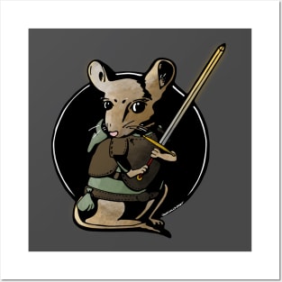 Teeny Mouse Warrior Posters and Art